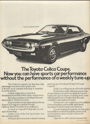 Toyota celica 1600 - toyota,