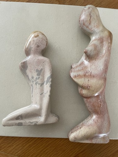 Hand carved soapstone - carved,