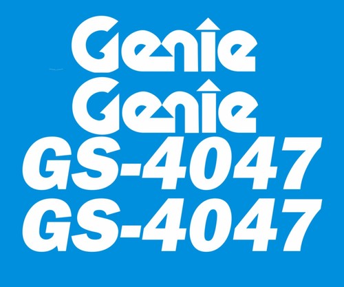 Genie 4047 scissor - scissor, lift