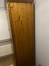 2 Door Vintage Pine Wood wardrobe, good condition, collect from SE9