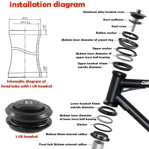 Headset top cap bearings - headset,