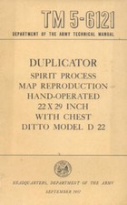 TM5-6121 Dupilcator Map reproduction D22 1957 Technical book US Army postwar