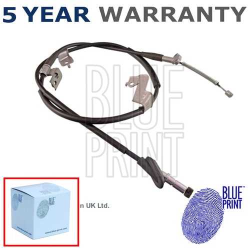 Hand brake cable blue - cable, print