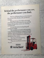 1976 PROGRAMME ADVERT LANSING