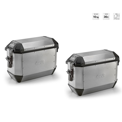 Pair 36l aluminum - of, side