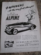 SUNBEAM ALPINE SUNBEAM TALBOT