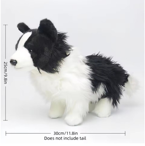 Border collie plush toy - border,