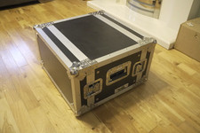 Road Ready 6U Deluxe Rack Case HEAVY DUTY road travel flight case