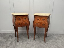 Pair French Antique Marble Top