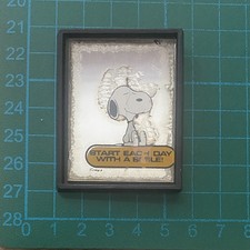 Vintage Snoopy mirror Badge