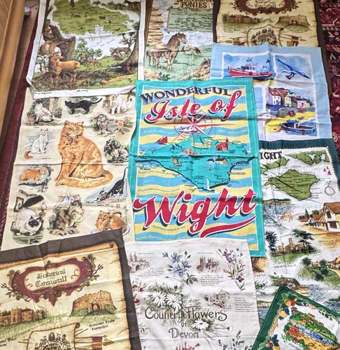 Vintage nos tea towels job - nos,