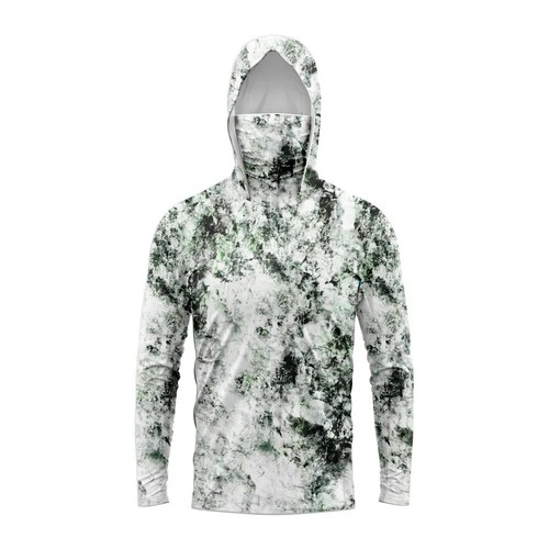 Men hooded fishing shirt upf - fishing,