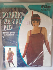 New – Womens – Fun Shack – Roaring 20s Girl Red – S