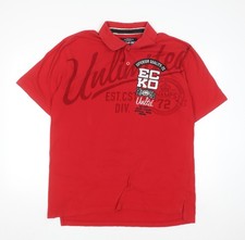 Ecko Unltd Men's Red XL Polo