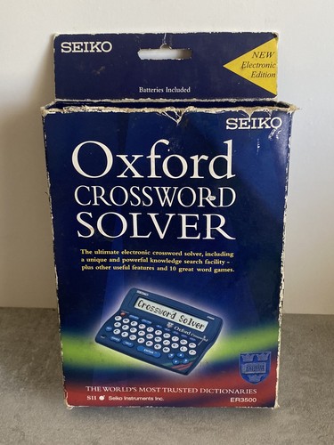 Seiko oxford crossword - oxford, solver