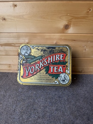 Vintage yorkshire tea - vintage, tin