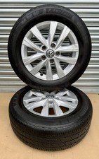 VW Transporter T5 T6 Caravelle Shuttle 16” Alloy Wheels X2   205/65/16C