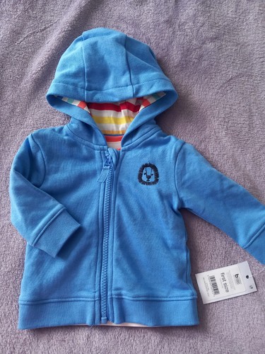 Baby boys blue hoodie - boys,