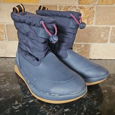 Joules Navy Coniston Rain Boot Comfort Wellies Wellington Padded Size 8 Bn