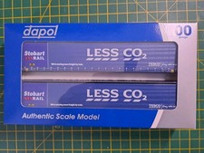 Dapol 45ft Curtainside Container Set 2-Pack, Stobart OO Gauge