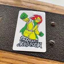 Zorlac Craig Johnson Super Hero Skateboard Sticker - 1990s