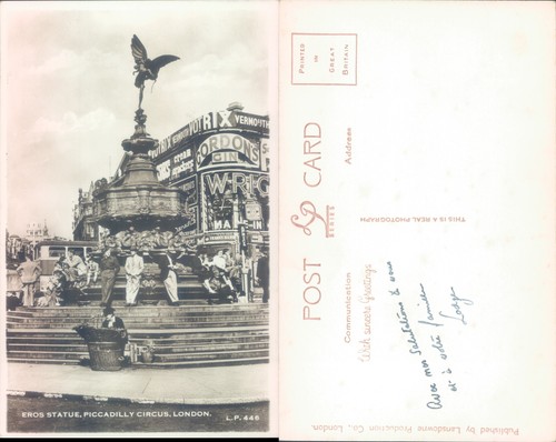 Eros statue piccadilly circus - piccadilly,