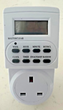 Electronic Digital Mains Plug in Timer Socket + LCD Display 24 Hour 7 Days ARLEC