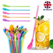 1-100PCS Slush Straws Reusable