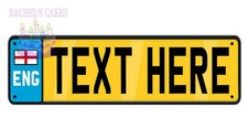 PERSONALISED GB NUMBER PLATE