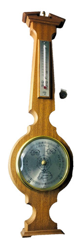 Wooden large barometer - wooden,