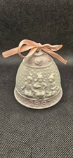 Lladro 1987 Annual Christmas Bell Matt Porcelain