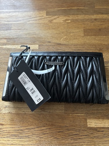 River island black large purse - river,