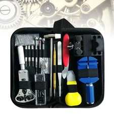 144 PCS WATCH REPAIR TOOL KIT WATCHMAKER BACK CASE REMOVER OPENER SPRING PIN BAR