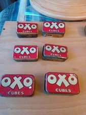 vintage oxo tins x12