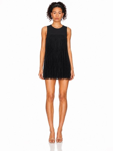 Calvin klein black fringe - calvin,