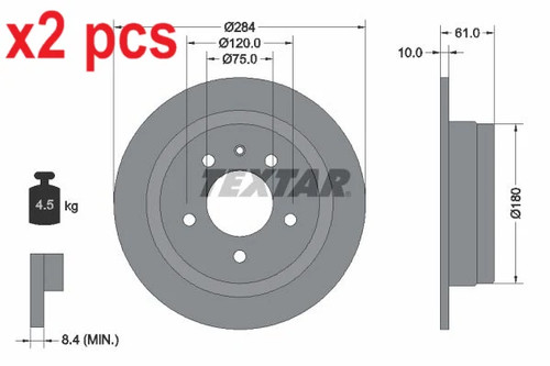 Pcs sides fits - x2,