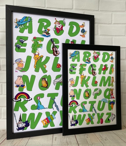 Alphabet poster wall chart - alphabet,
