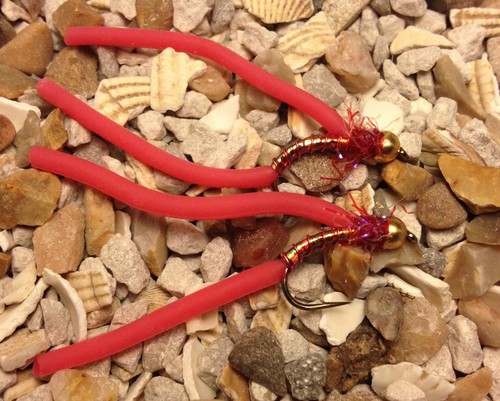 Bloodworm brass squirmy - 4,