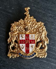 VINTAGE RAILWAY BADGE FORWARD