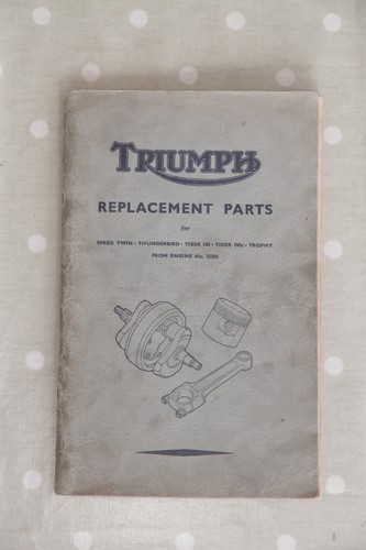 Triumph replacement parts - triumph,