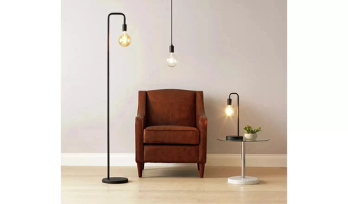 Argos home rayner steel led - steel,