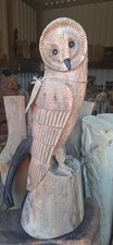 Chainsaw Carving owl Wood Home