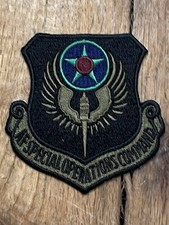 USAF US AF Air Force Special Operations Command Insignia Badge Subdued Patch