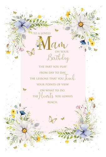 Happy birthday mam - happy,