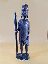 Vintage Carved 13" Wooden