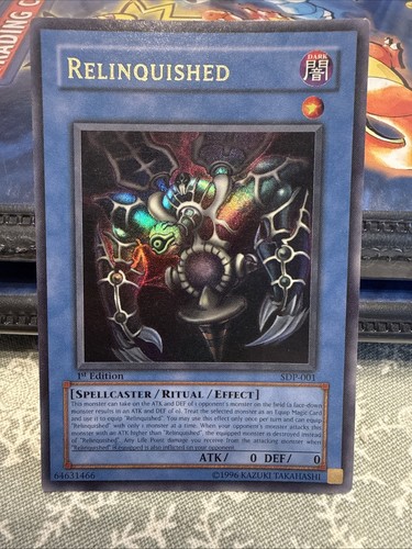 Tcg relinquished - yu-gi-oh!,