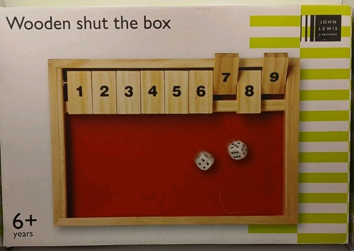 Wooden shut the box john - wooden,