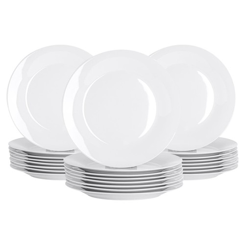Classic white dinner plates - dinner,