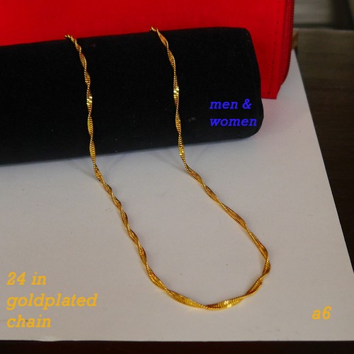 22k carat gold plated chain - carat,