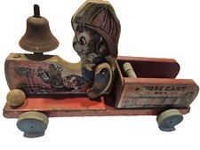 Firetruck Wooden Hose Cart